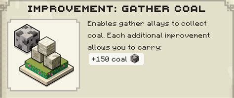 Improvement: Gather Coal - Minecraft Legends Guide - IGN