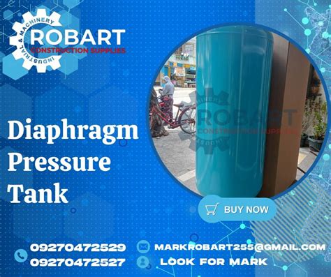 Diaphragm Pressure Tank, Commercial & Industrial, Industrial Equipment on Carousell