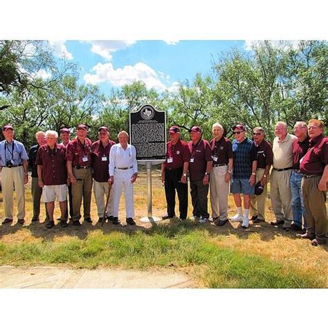 Surviving "Junction Boys" with Marker Commemorating Them and Coach ...