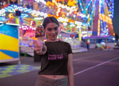 Daddy S Lil Fuck Toy Crop Top Mdlb Ddlg Bdsm Master Etsy