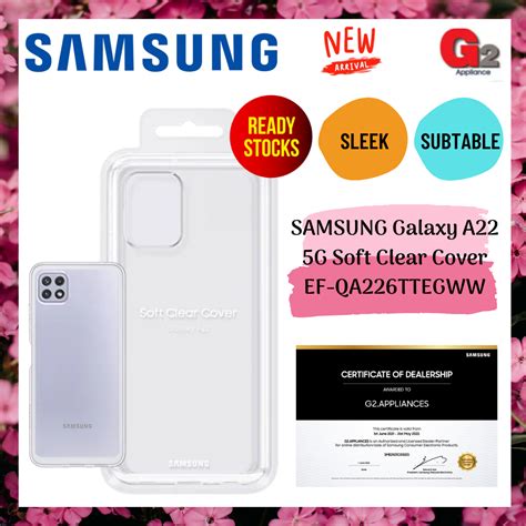 Samsung Authorised Dealer Galaxy A G Soft Clear Cover Ef