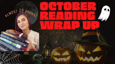 October Reading Wrap Up So Many Horror Thriller Books Youtube