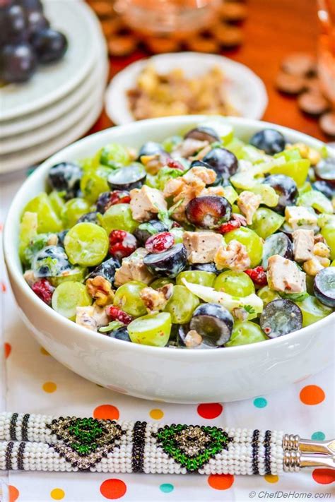 Chicken Waldorf Salad With Grapes Recipe