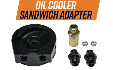 Amazon Glowshift Oil Cooler Sandwich Adapter Compatible With Chevy