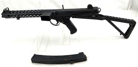 British Sterling Mm Sub Machine Gun Mk L A With Folding Shoulder