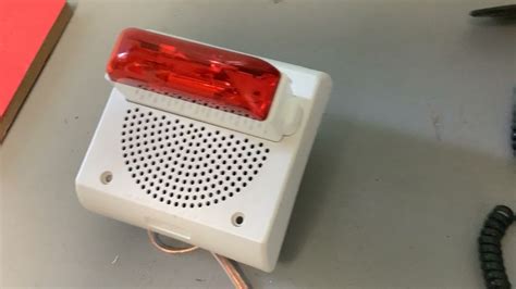 EST Fire Alarm Voice Evac Wheelock Speaker Strobe YouTube