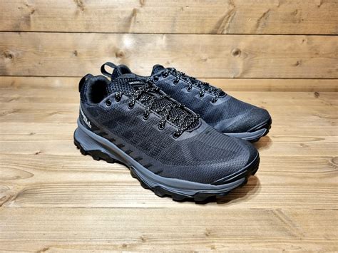 Merrell Speed Eco Waterproof Black Asphalt The Whitby Cobbler