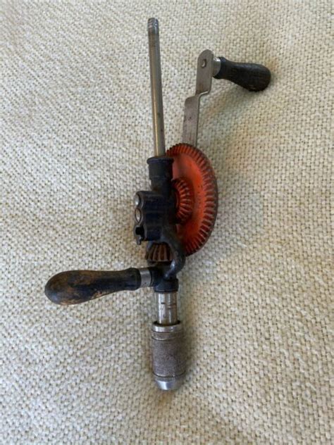 Vintage Stanley Egg Beater Hand Drill Ebay