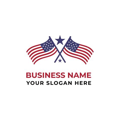 Premium Vector | Political campaign logo design. american flag logo design