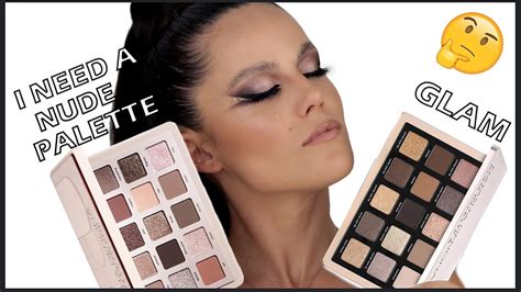 NATASHA DENONA I NEED A NUDE PALETTE VS GLAM PALETTE YouTube