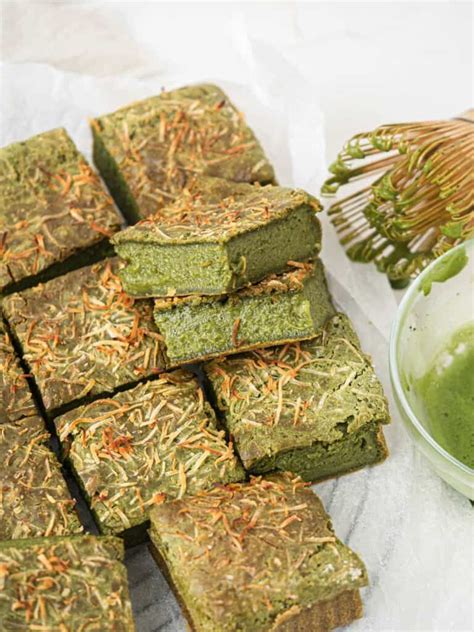 Matcha Butter Mochi Mochi Cake Catherine Zhang