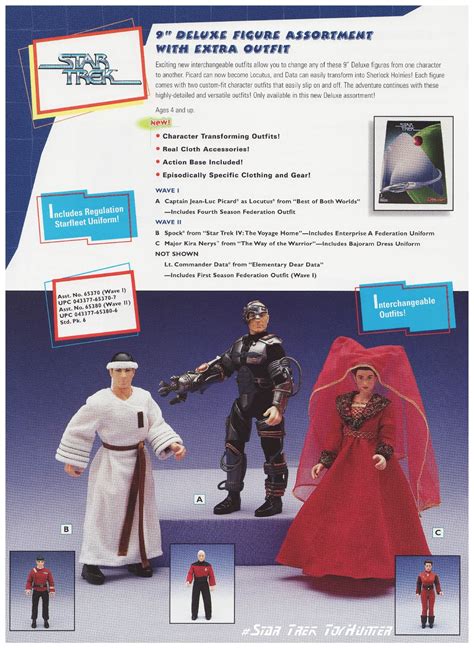 Star Trek Toyhunter Playmates Händler Katalog 1998