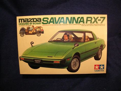 Vintage Tamiya Mazda Rx Savanna Model Car Kit Ss Motorized