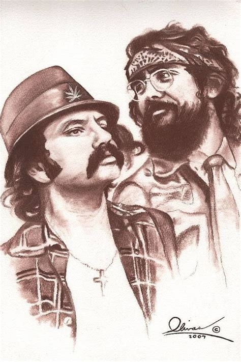 Cheech And Chong Cheech And Chong Chicano Art Chicano Drawings