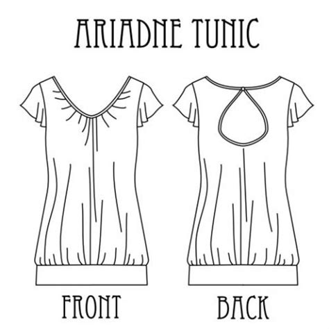 Free T Shirt Patterns You Can Print Sew At Home Tunic Sewing