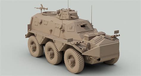 Alvis Saracen Apc D Model Ds Fbx Obj Max Free D