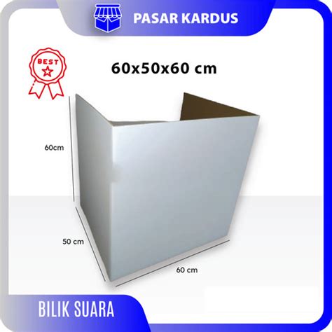 Jual Kotak Kardus Bilik Suara UK 50X60X50cm BOX BESAR Single Wall