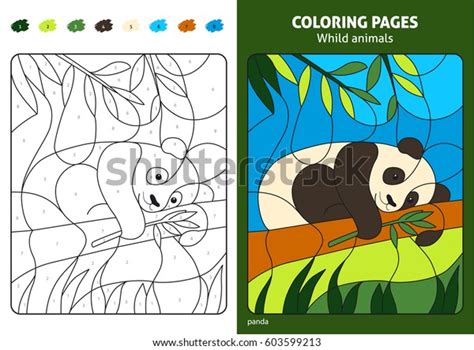 3,071 Color By Number Bear Images, Stock Photos & Vectors | Shutterstock