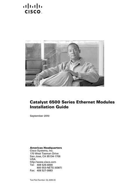 Cisco 6513 Catalyst Switch Installation Manual Pdf Download Manualslib