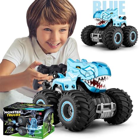 Zogymoz Dinosaur Rc Cars Remote Control Dinosaur Toys For 3 10 Year