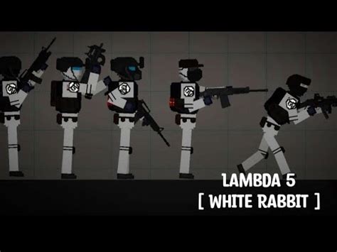 Melon Playground SCP Mod MTF Lambda 5 White Rabbit By Apple YouTube