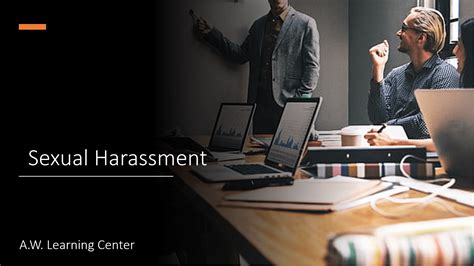 Sexual Harassment Training Aw Learning Center