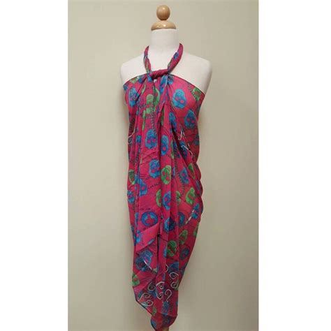 Women S Summer Pareo Dress Sarong Beach Bikini Swimwear Cover Up Scarf Wrap Ebay