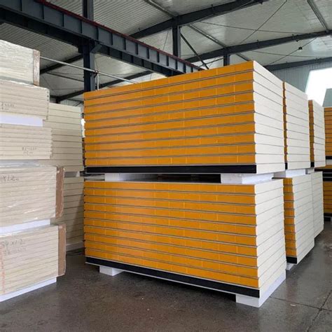 Heat Insulated Fireproof EPS PU PIR PUR Puf Polyurethane Rockwool