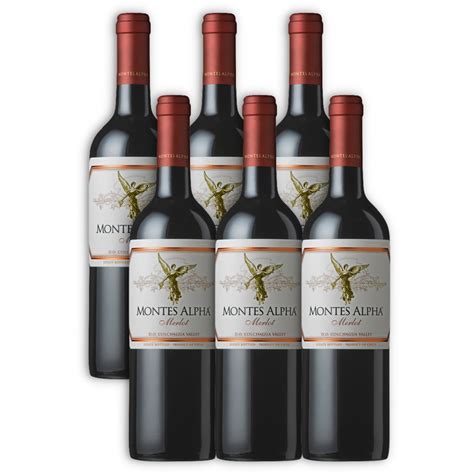 Montes Alpha Merlot Caja X6u 750ml Borrachines