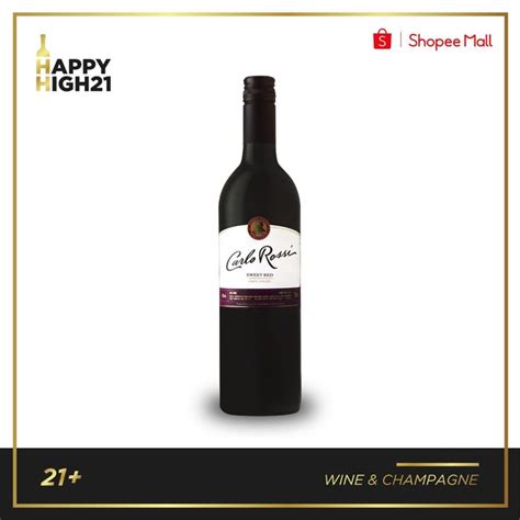 Jual Carlo Rossi Sweet Red Wine Ml Shopee Indonesia