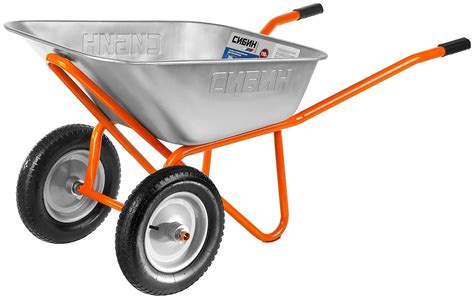 Тачка строительная СИБИН двухколесная СТ-22 110 л 200 кг 39905_z01 ...