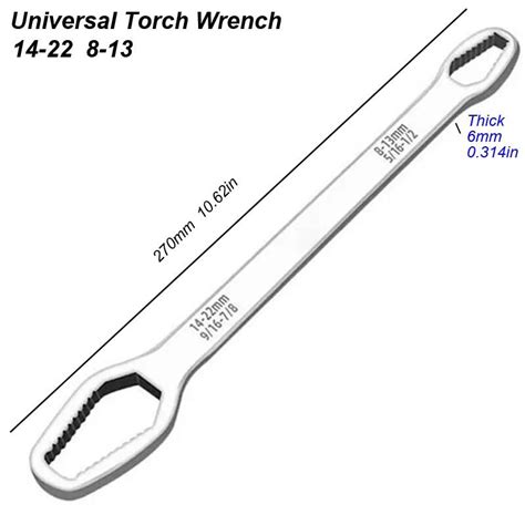 Universal Torx Wrench Double Head Ended Board Adjustable Torx Self