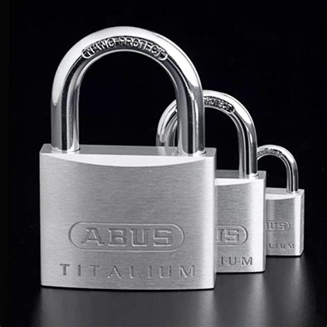 ABUS Titalium 64TI Padlock 6607 NEXT DAY DeskKeys Biz