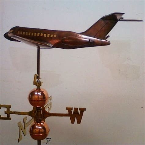 Airplane Weathervanes Swelled Body Ferro Weathervanes