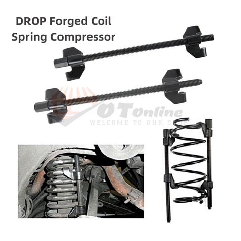 SRUNV Heavy Duty 2pcs Drop Forged Coil Spring Compressor Auto Strut