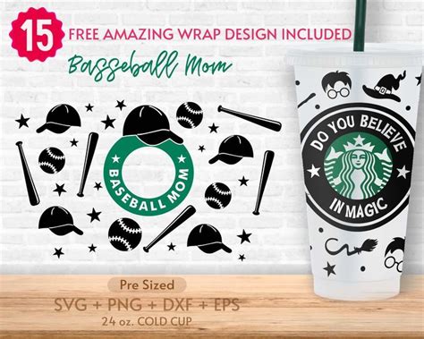 Oz Baseball Mom Starbucks Cold Cup Svg Venti Cold Cup Svg Baseball