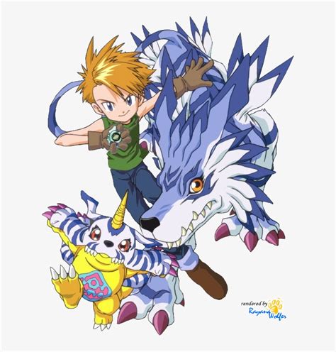 Photo Render Yamato Gabumon Garurumon Digimon Transparent PNG