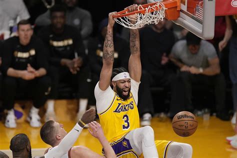 Anthony Davis Lakers Agree On A Three Year 186 Million Extension