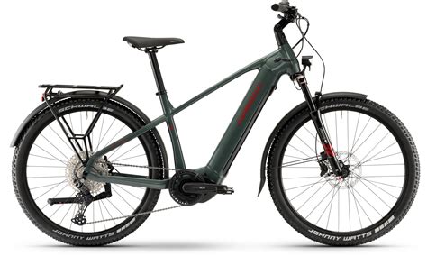 2024 Haibike Trekking 5 High 720Wh Electric Bike In Olive Red Gloss