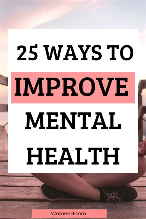 25 Ways To Improve Your Mental Health Artofit