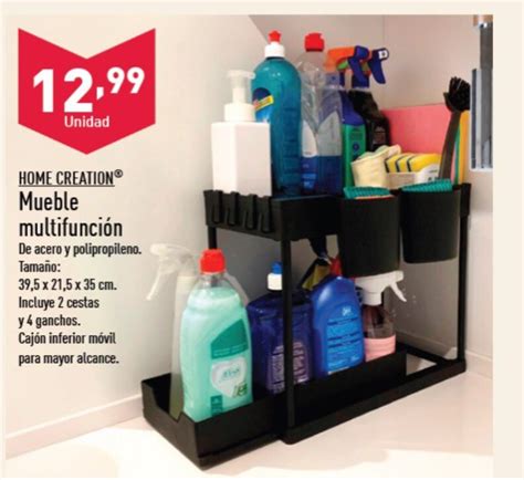 Aldi tiene el mueble multifunción práctico y barato para despejar los