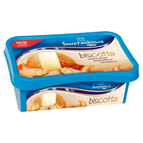 Lody Algida Trio Biscotta Szt Litr Algida Spar Dawniej