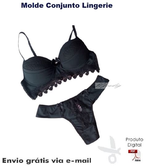 Molde Modelagem Conjunto Lingerie Ref Elo