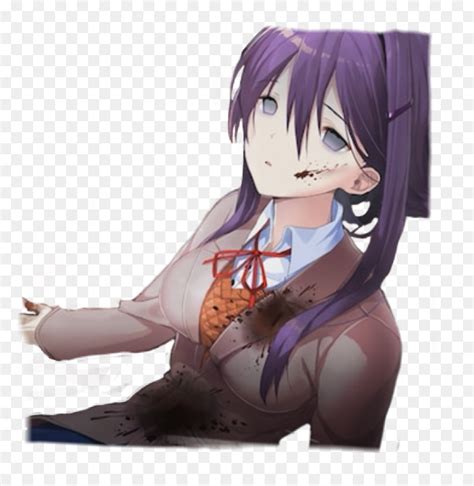 #ddlc #yuri #yuriddlc #yuriddlcdeath #death #anime - Yuri Death, HD Png Download - vhv