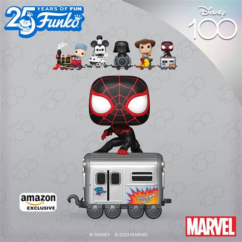 The Amazon Exclusive Disney 100 Train Set Adds Miles Morales To The