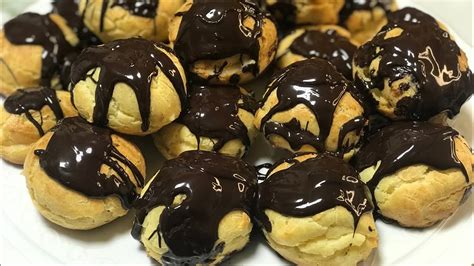 Profiteroles at home easy and simple way بروفيترول محبوبة الجماهير