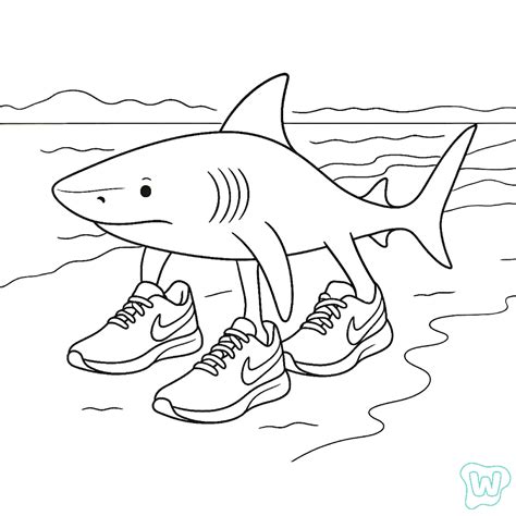 Desenho Do Tralalero Tralala Para Colorir