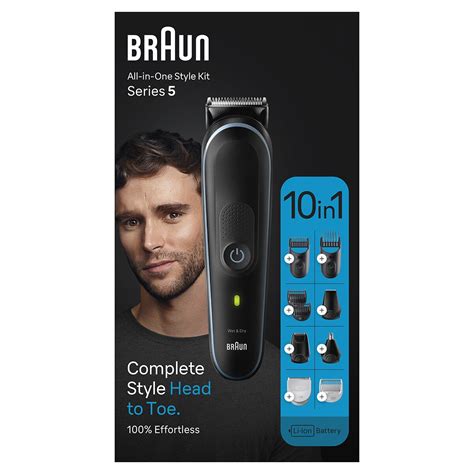 Recortadora Todo En Uno Braun Series Mgk Kit En Para Barba