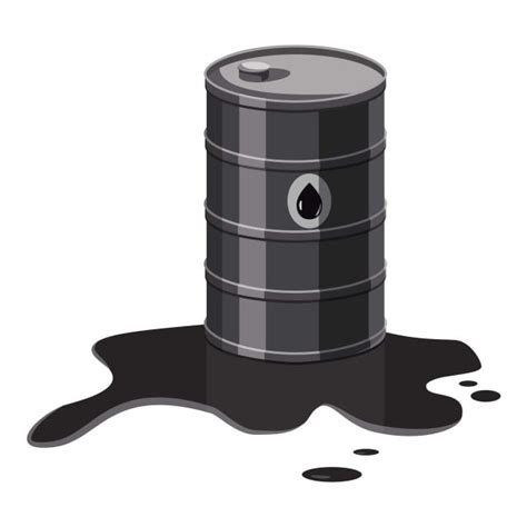 Oil Barrel Vector Art PNG, Metal Barrel With Oil Icon Cartoon Style ...