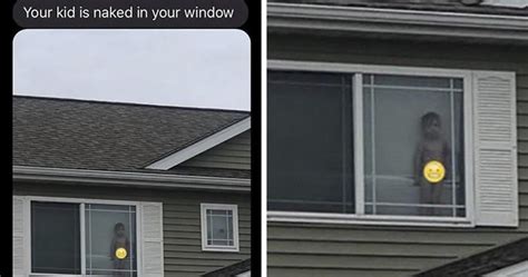 Your Kid Is Naked In Your Window Neighbor Texts Mom A Pic Of Her Year Old And Their